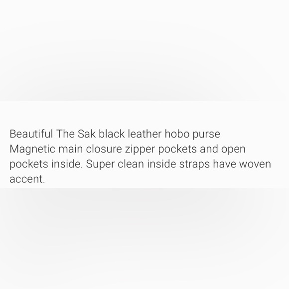 🌟HP🌟THE SAK black leather bag - Picture 15 of 16